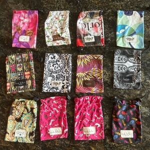 Dozen (12) mini golf tee or glove bags w/elastic closures